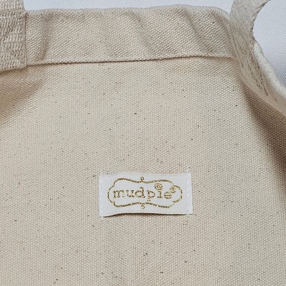 Mudpie NWT Happy Fall Pumpkin Sequined 13" x 16" Tote Bag - Picture 4 of 7